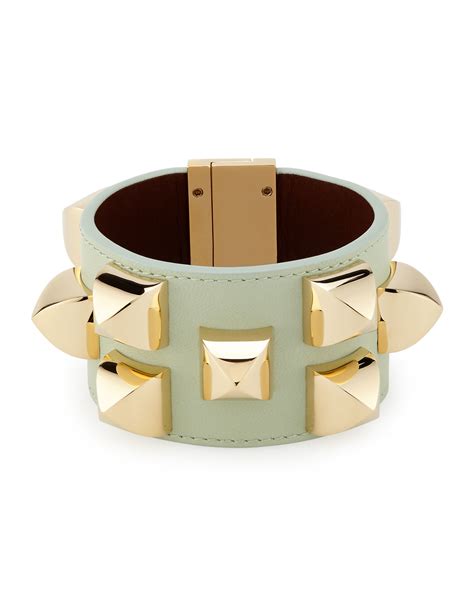 givenchy studded leather bracelet|Givenchy bracelet price.